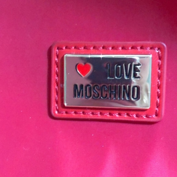 NEW Love Moschino Nylon Large Bag with matching leather (not PU) card holder! - Picture 5 of 14